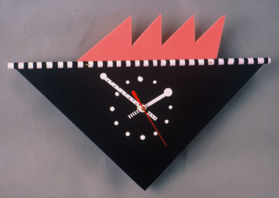 Pink and Black Clock
