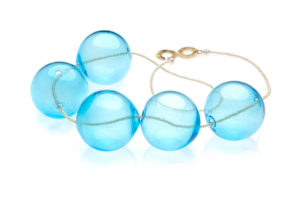 blue murano necklace
